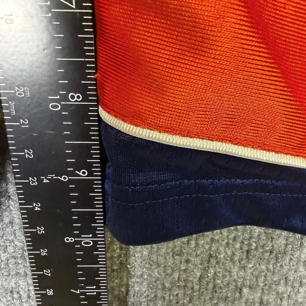 Vintage Adidas Men's Basketball Shorts Size M Orange Workout Y2K Dazzle Silky